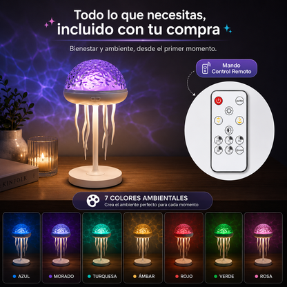 DriftGlow™ Lámpara Medusa