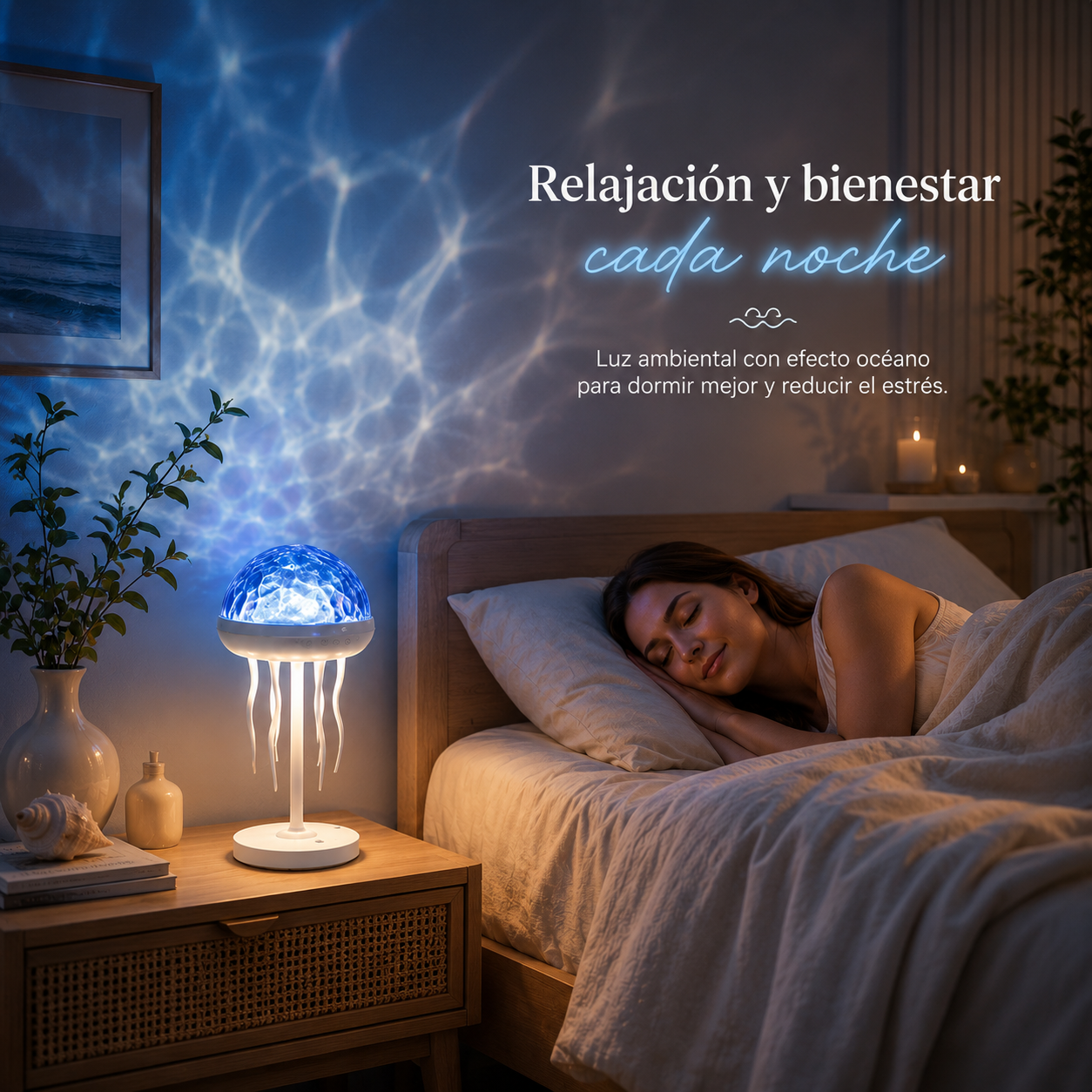 DriftGlow™ Lámpara Medusa